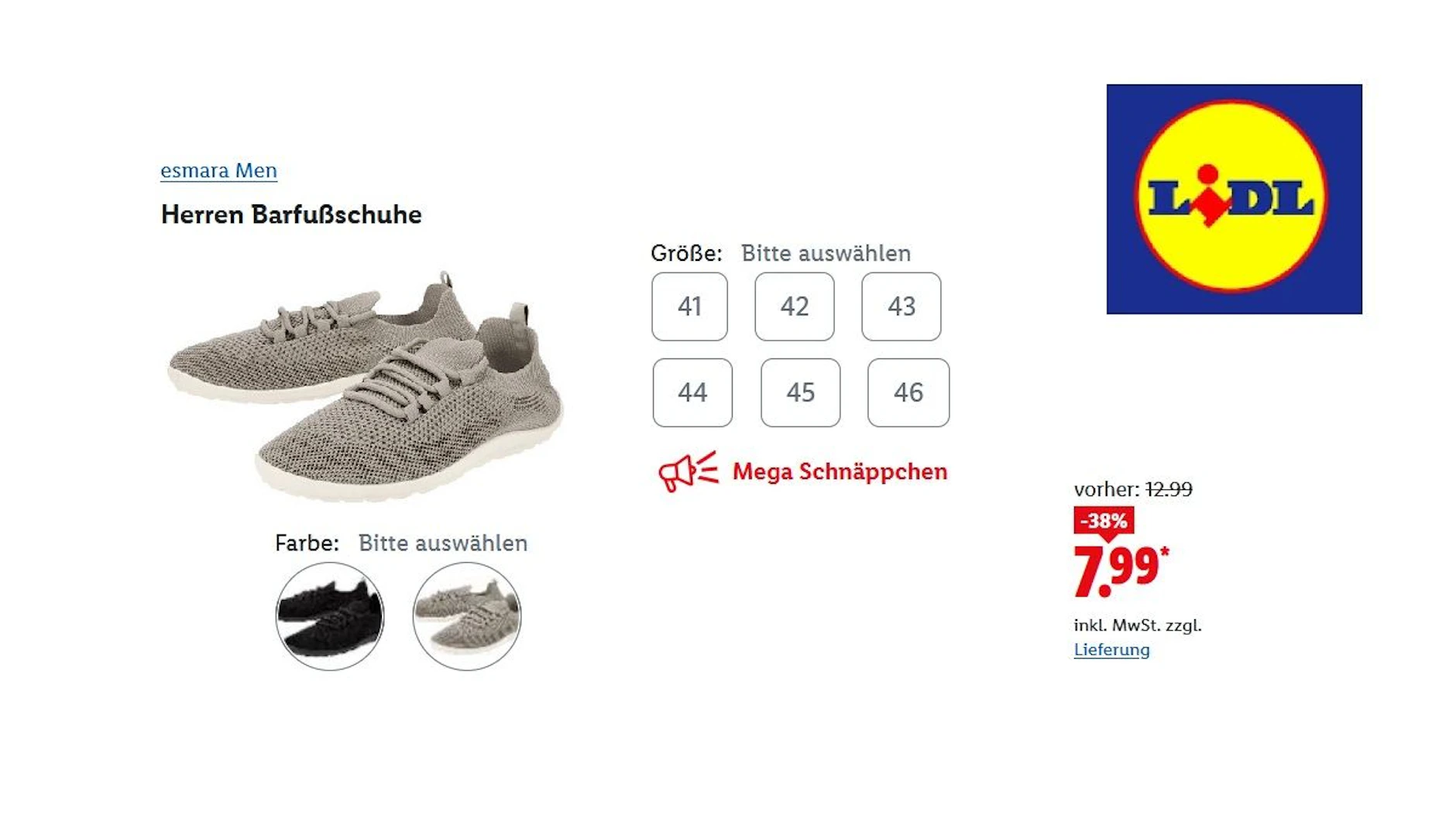 ESMARA Herren Barfuß-Schuhe