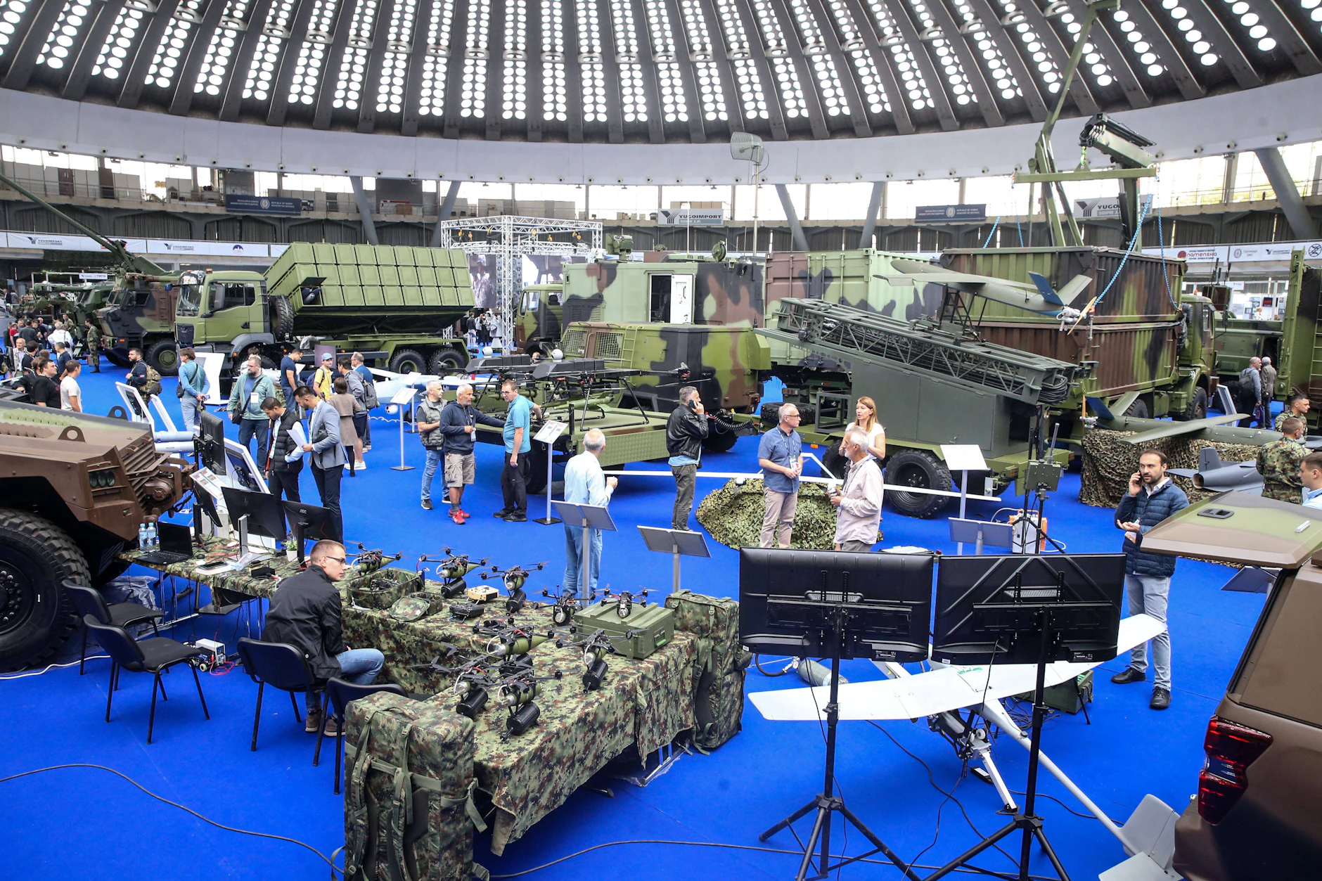 Fand im September vergangenen Jahres statt: die sogenannte „Defence Exhibition“&nbsp;in Belgrad