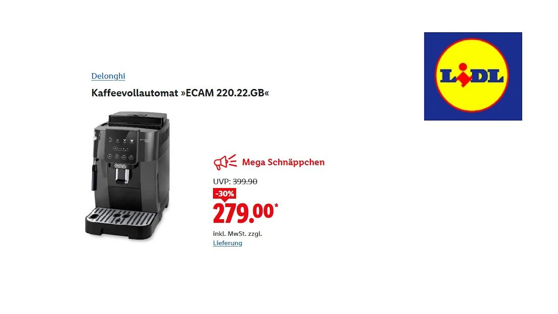 DeLonghi Kaffeevollautomat