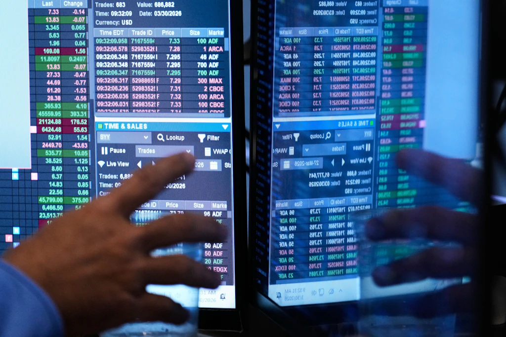 Impression vom Parkett der New York Börse, März 2026