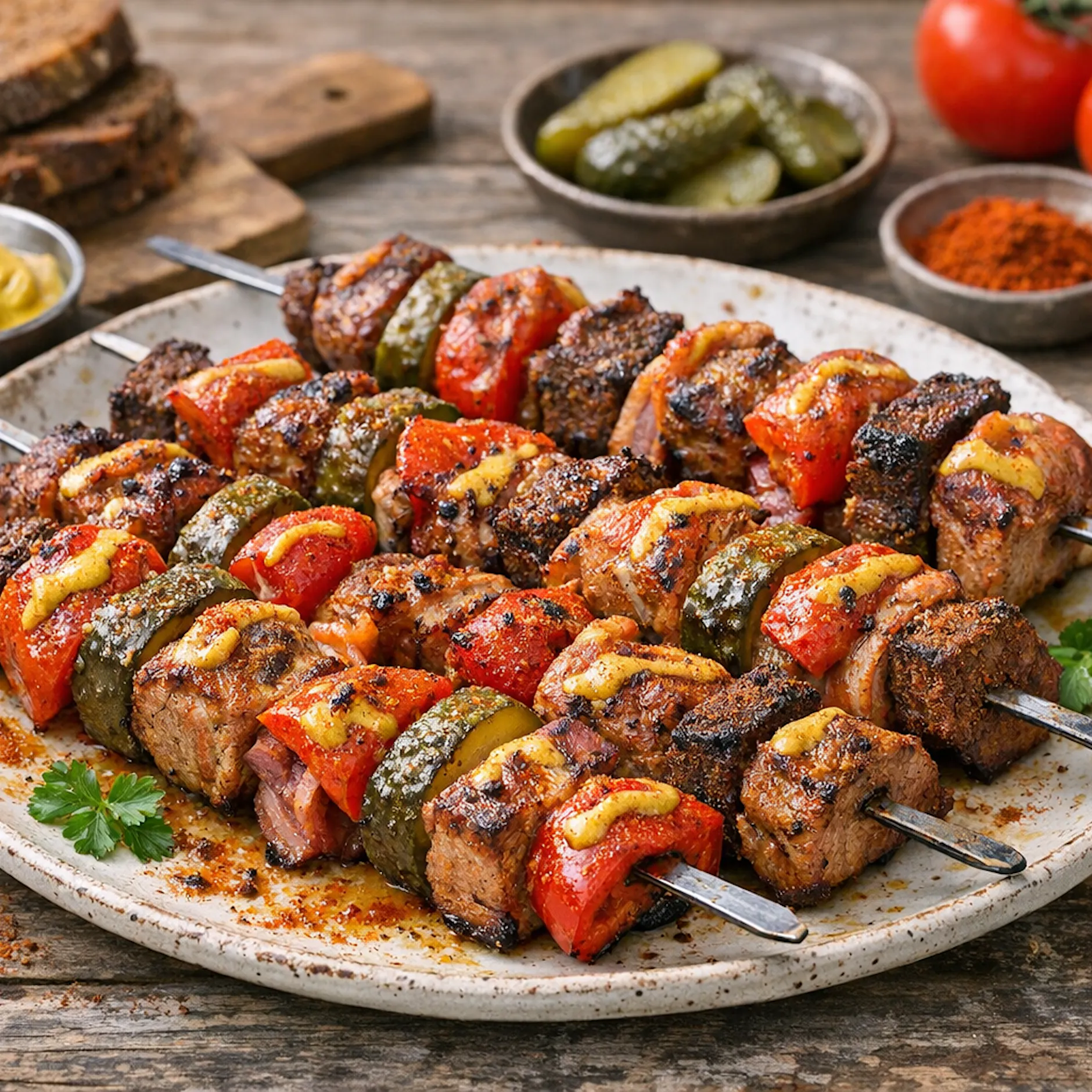 Grillspieße Hexentanzplatz von Kurt Drummer: DDR-Schaschlik zum Grillen