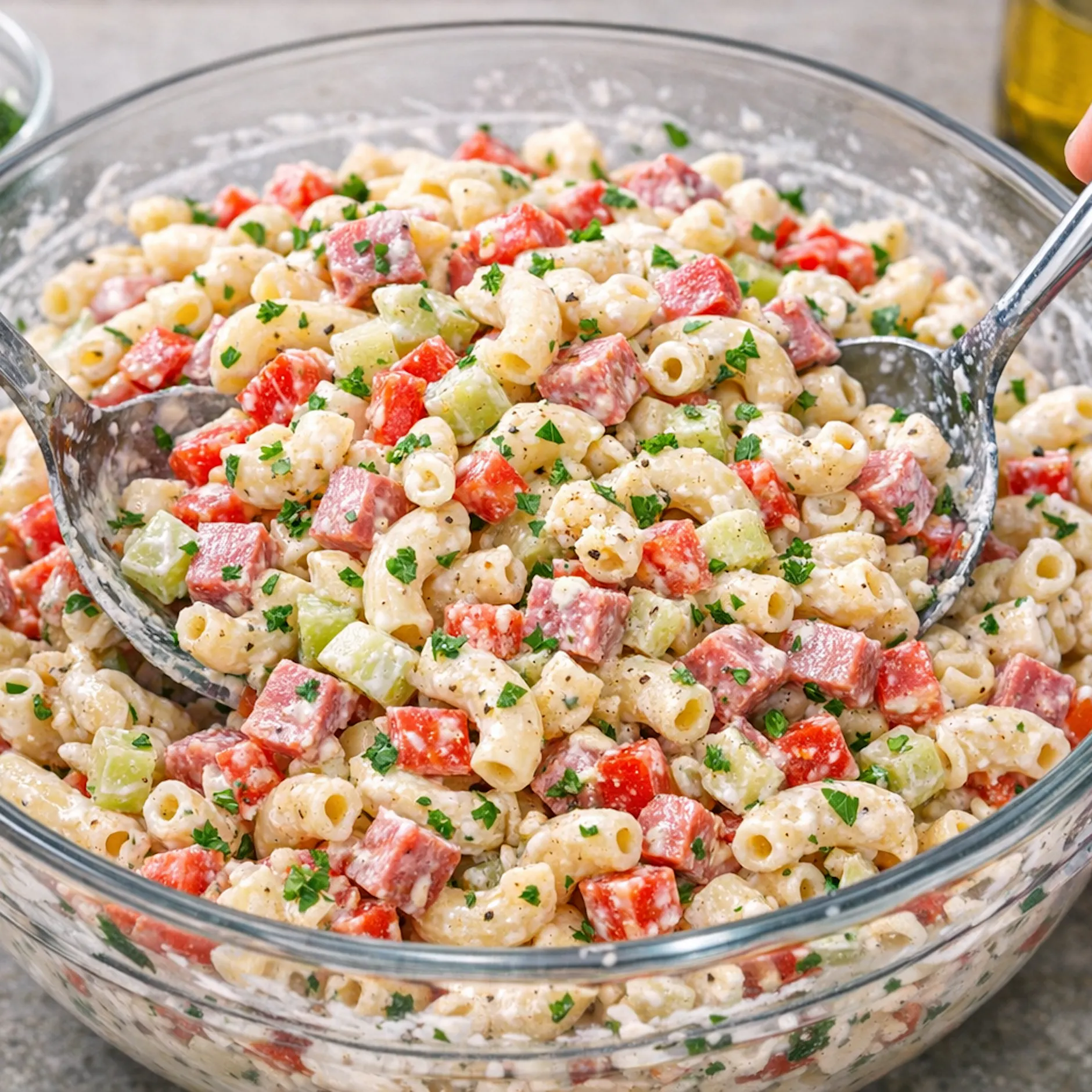 Makkaronisalat nach Hausmacherart aus der DDR: Der Klassiker zum Grillen