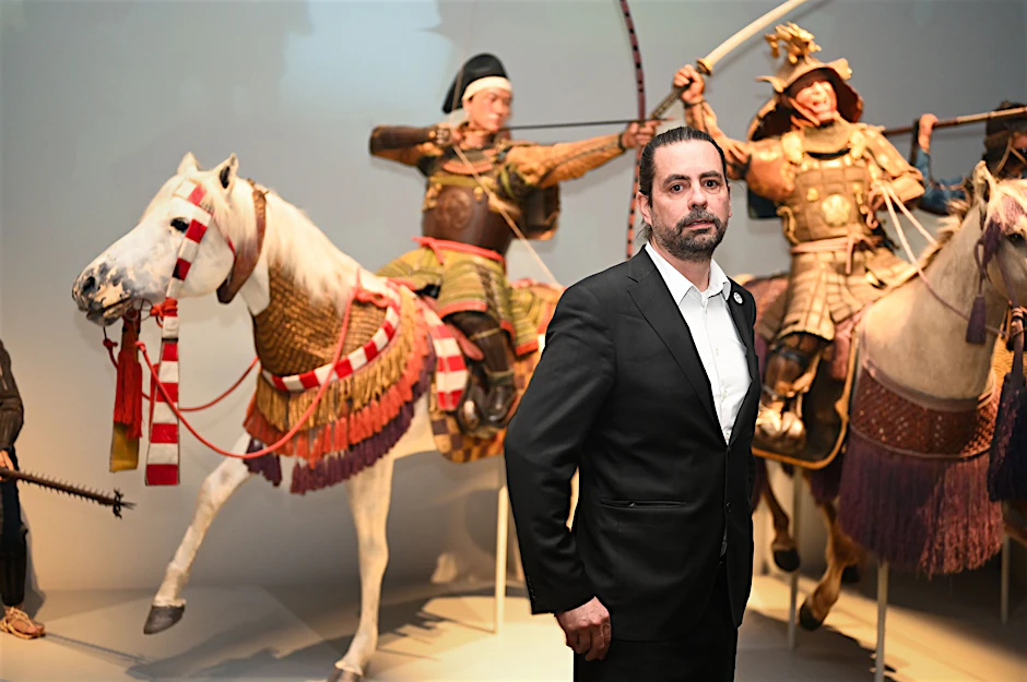 Alexander Jöchl, Direktor des Samurai-Museum Berlin im Museum in der Auguststraße in Berlin-Mitte