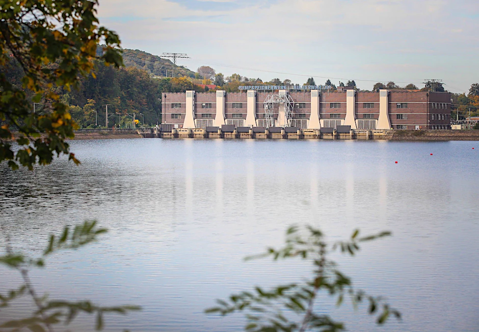 Das Pumpspeicherwerk Niederwartha in Dresden wurde zwischen 1927 und 1930 gebaut. 