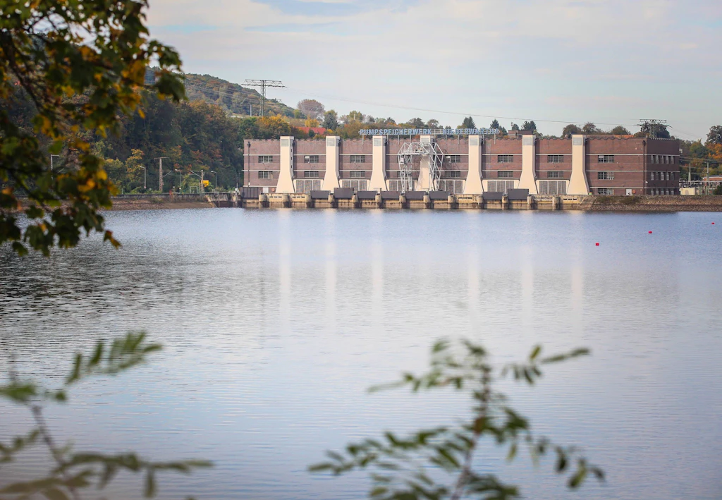 Das Pumpspeicherwerk Niederwartha in Dresden wurde zwischen 1927 und 1930 gebaut. 