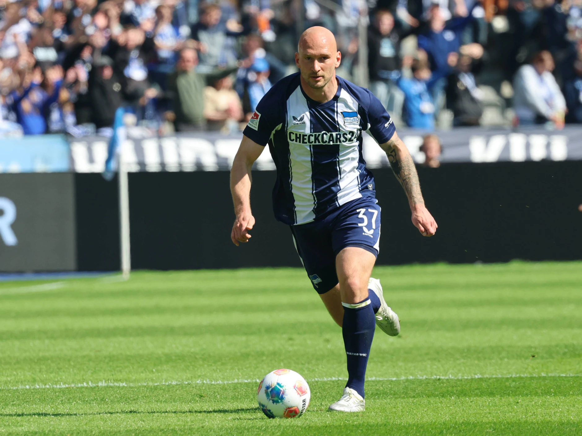 Hertha-Routinier Toni Leistner gibt nicht auf. Er will noch fünf Siege einfahren. 