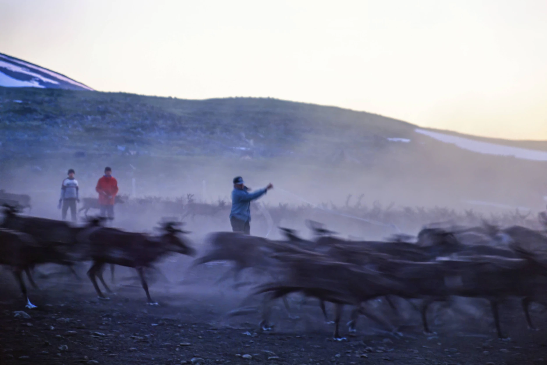 Samische Rentierhalter im schwedischen Lappland