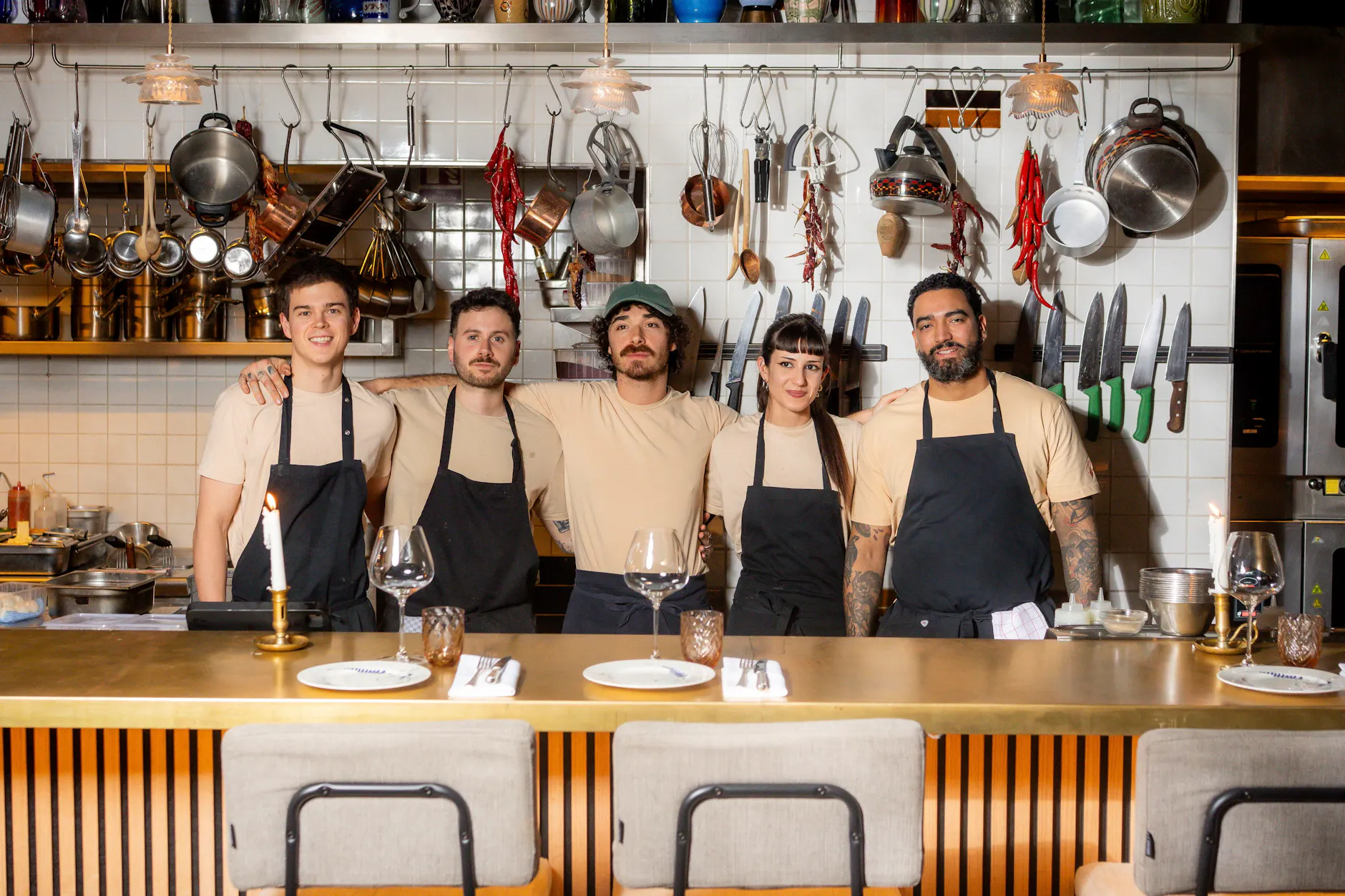 Das Team des Berta: Hier wird man beschwingt durch den Abend begleitet.