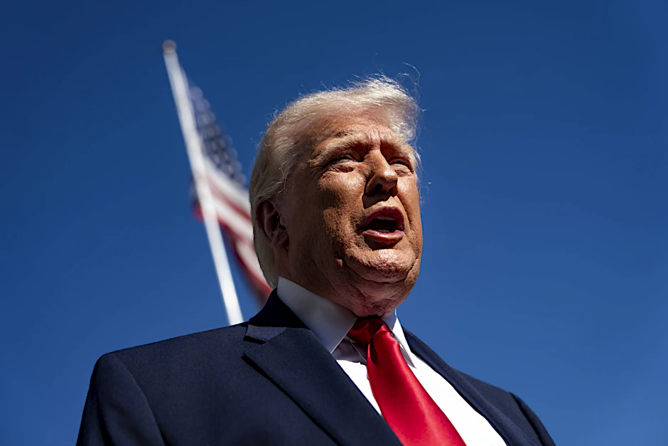 Hielt für ein KI-Video eines Berliner Satirikers her: US-Präsident Donald Trump.