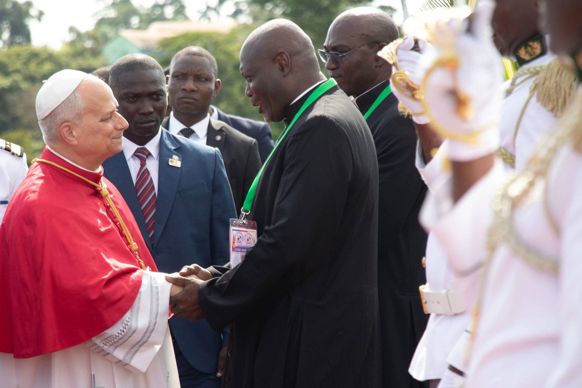 Papst Leo XIV. während seiner Afrika-Reise in Kamerun.