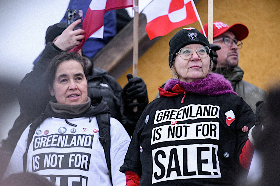 Protest in Nuuk gegen US-Übernahmepläne