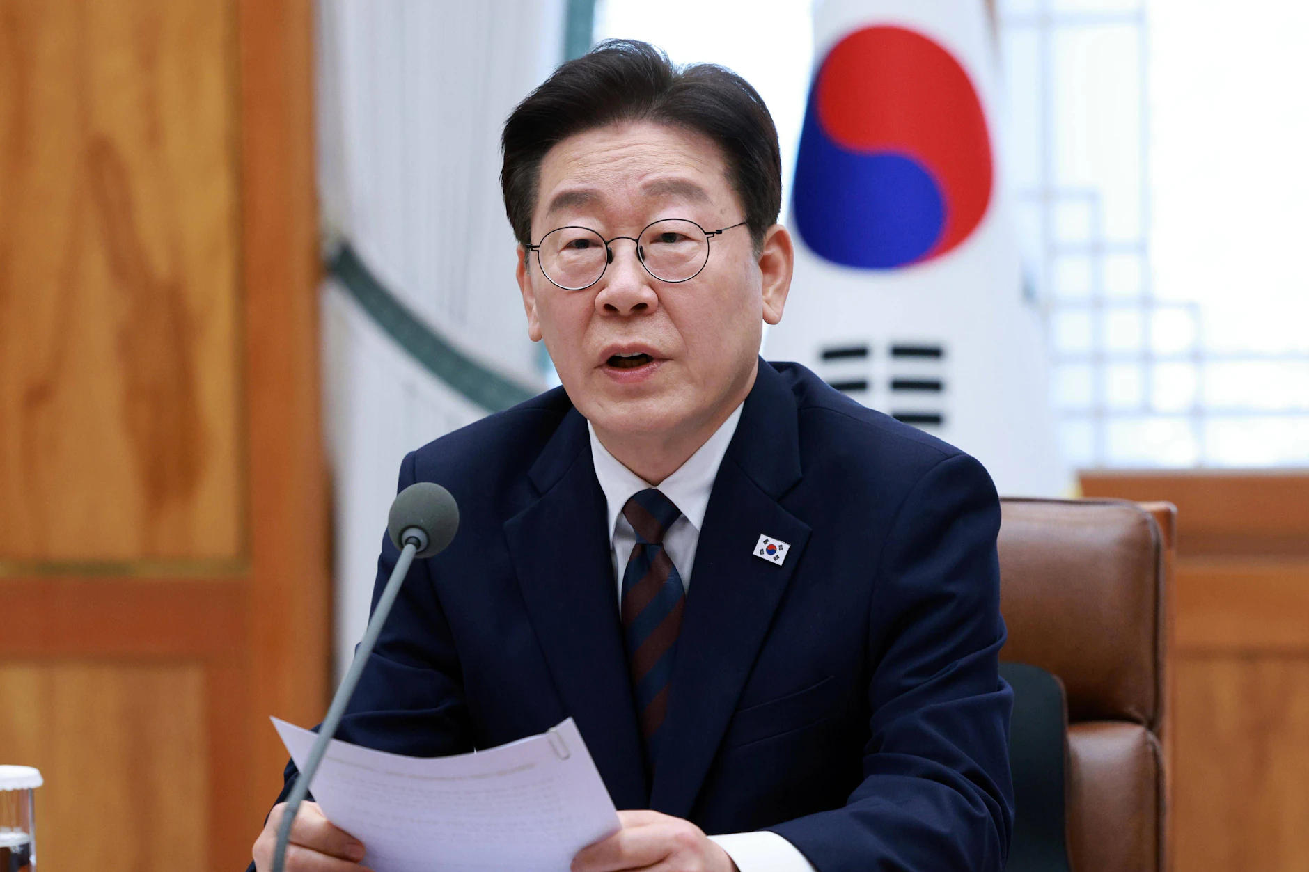Der südkoreanische Präsident Lee Jae-myung