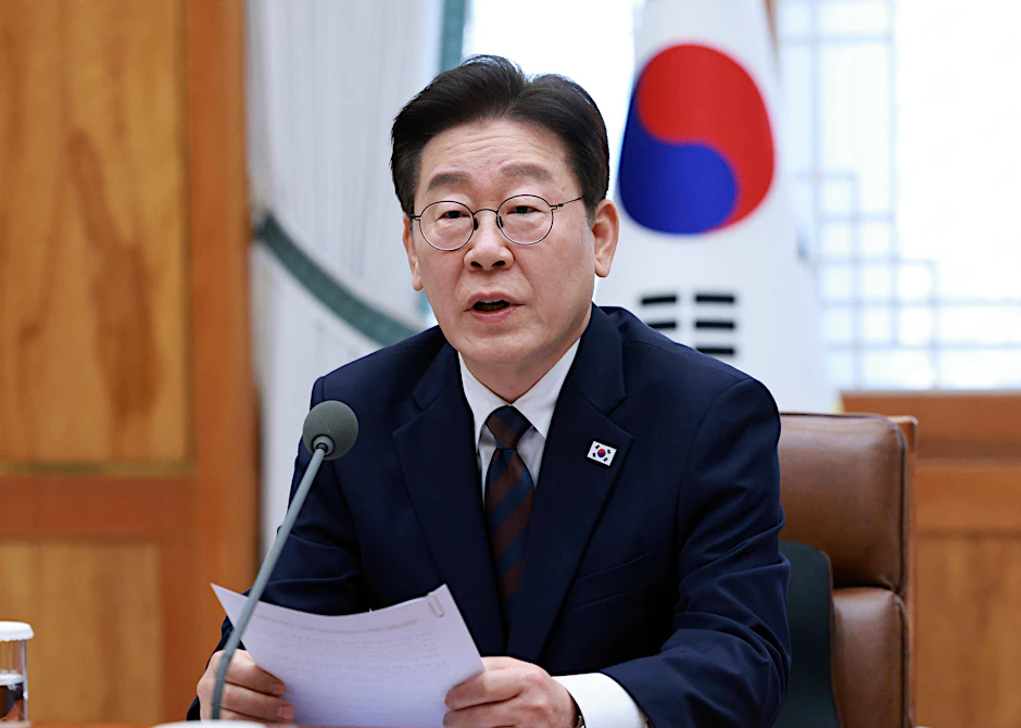 Der südkoreanische Präsident Lee Jae-myung