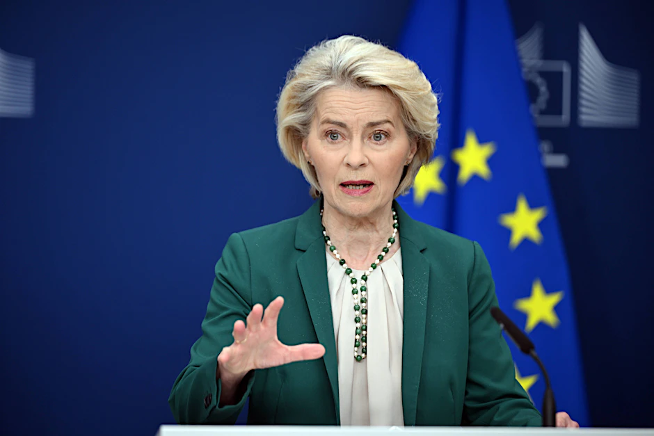 Die EU-Kommissionspräsidentin präsentierte 2022 in Kairo ein Abkommen, das israelisches Gas nach Europa bringen sollte.