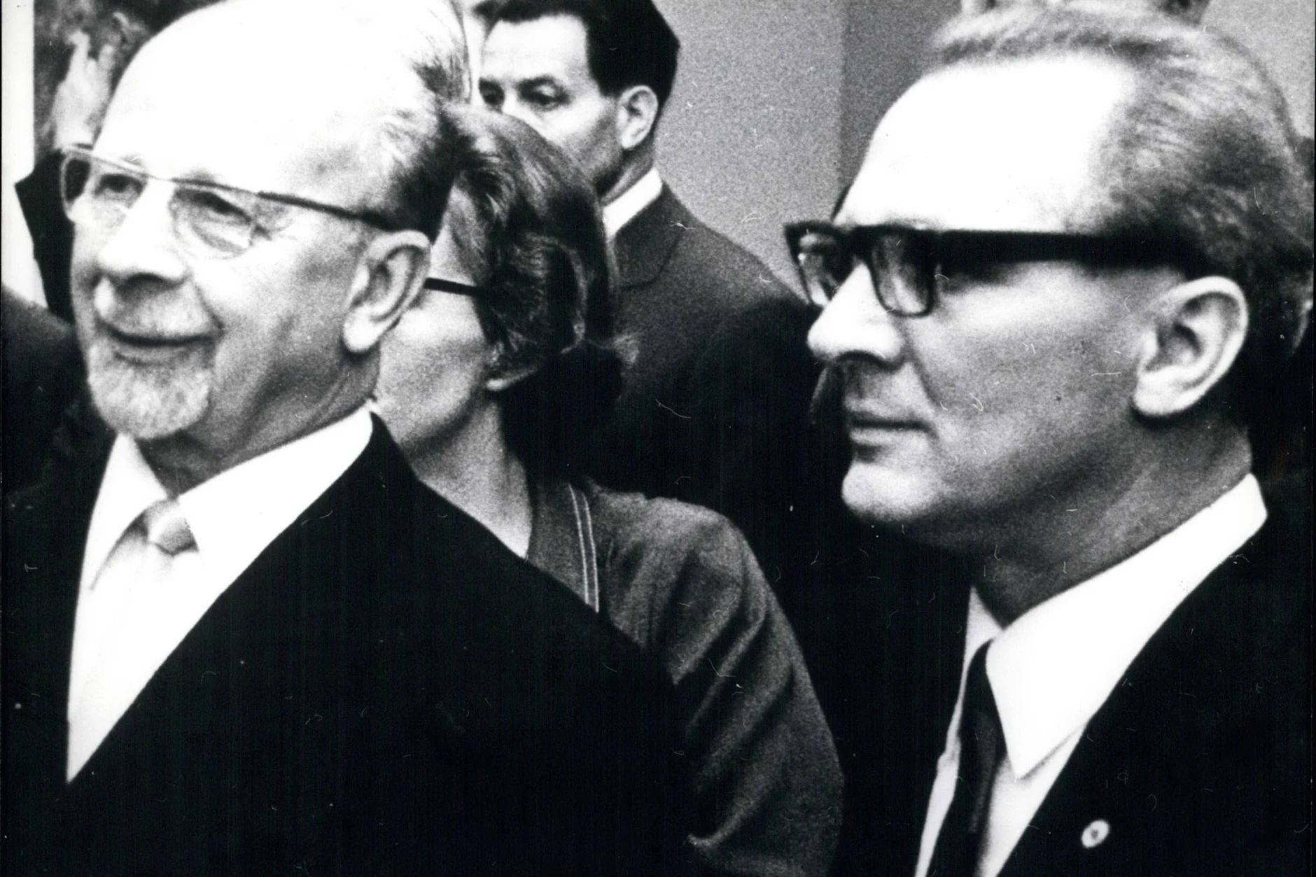 Da waren Sie schon keine Freunde mehr: Walter Ulbricht und Erich Honecker bei einem gemeinsamen Auftritt im Jahr 1971.