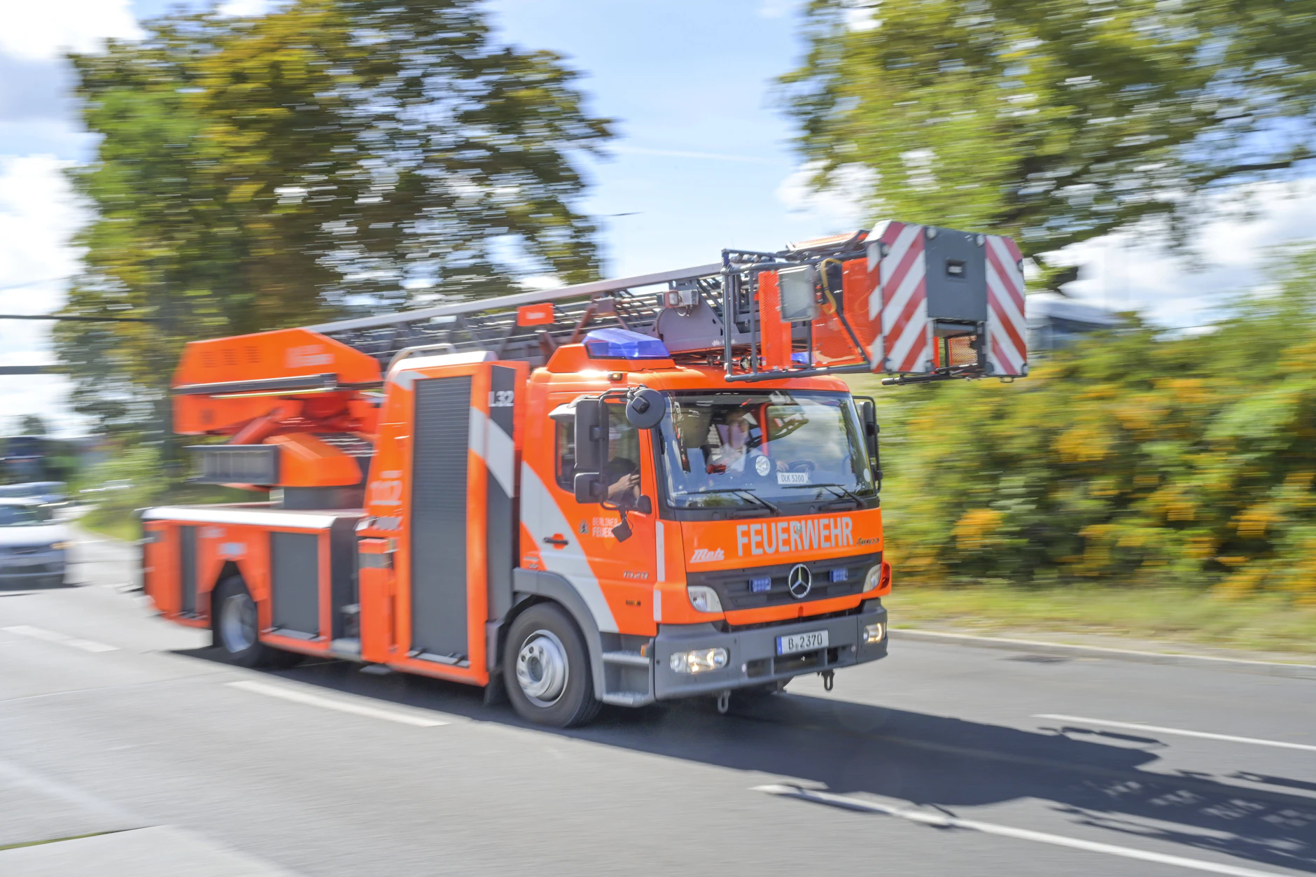 70 Einsatzkräfte waren am Mittwoch vor Ort, um sich um den Brand zu kümmern.