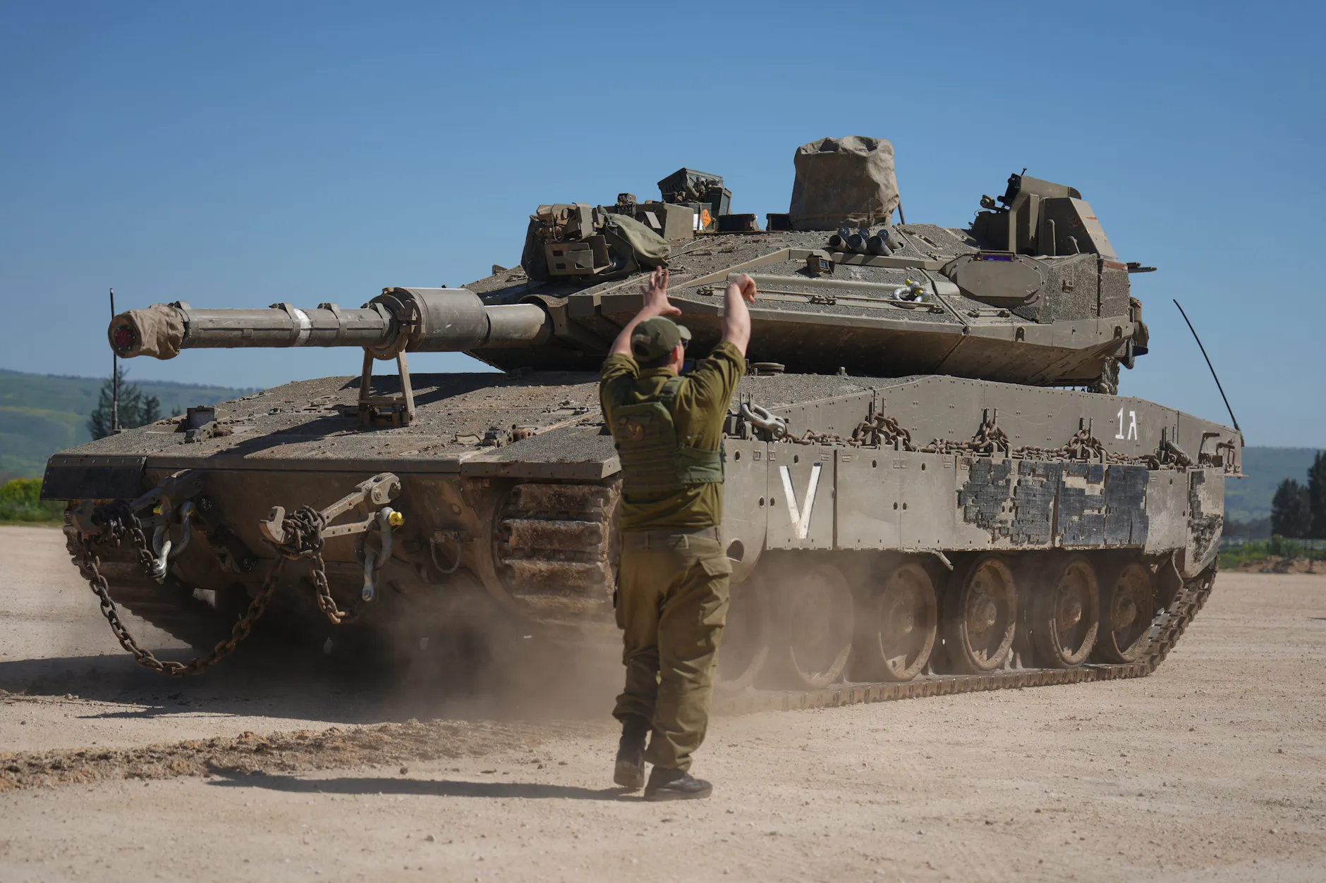 Deutschland liefert unter anderem essenzielle Komponenten für israelische Panzer.