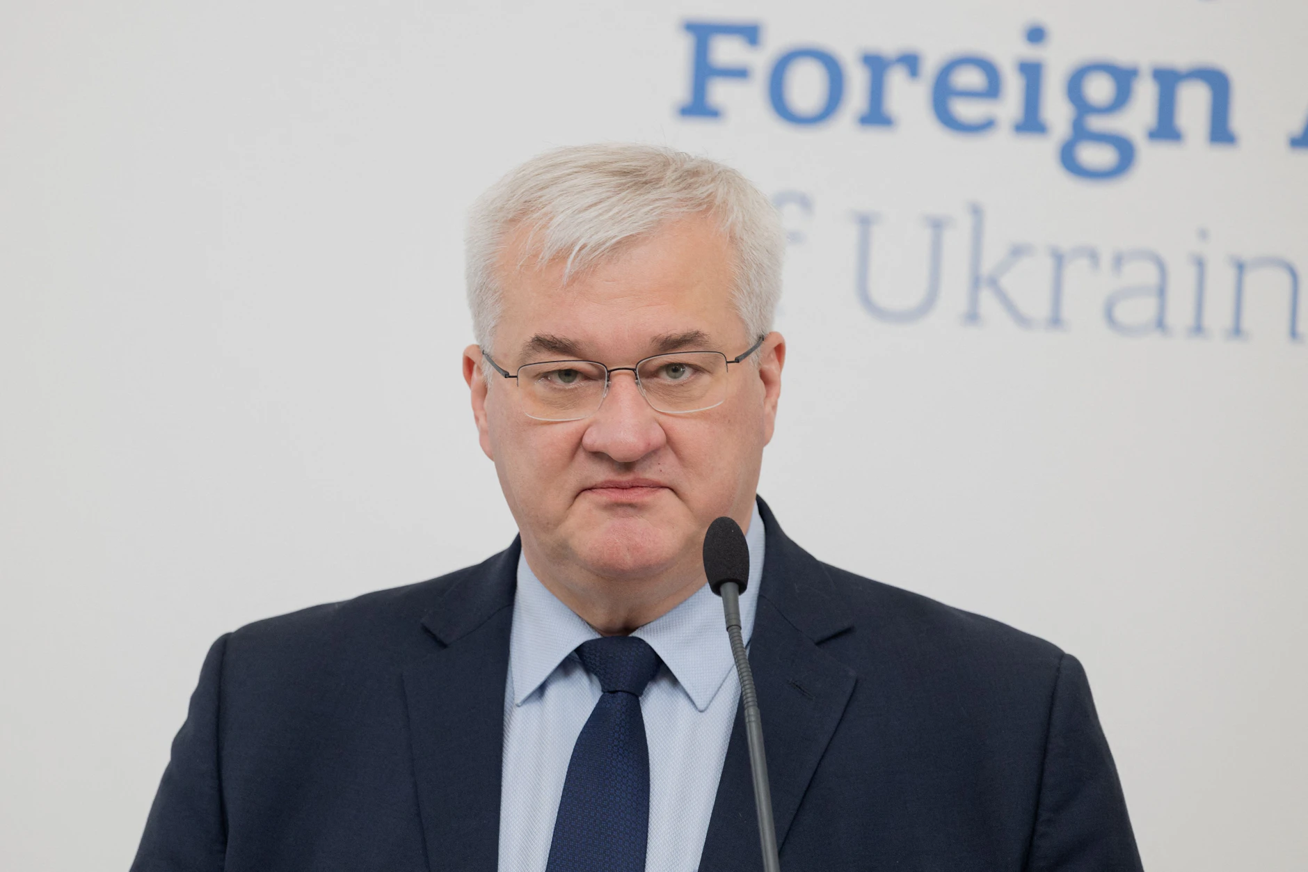 Der ukrainische Außenminister Andrij Sybiha