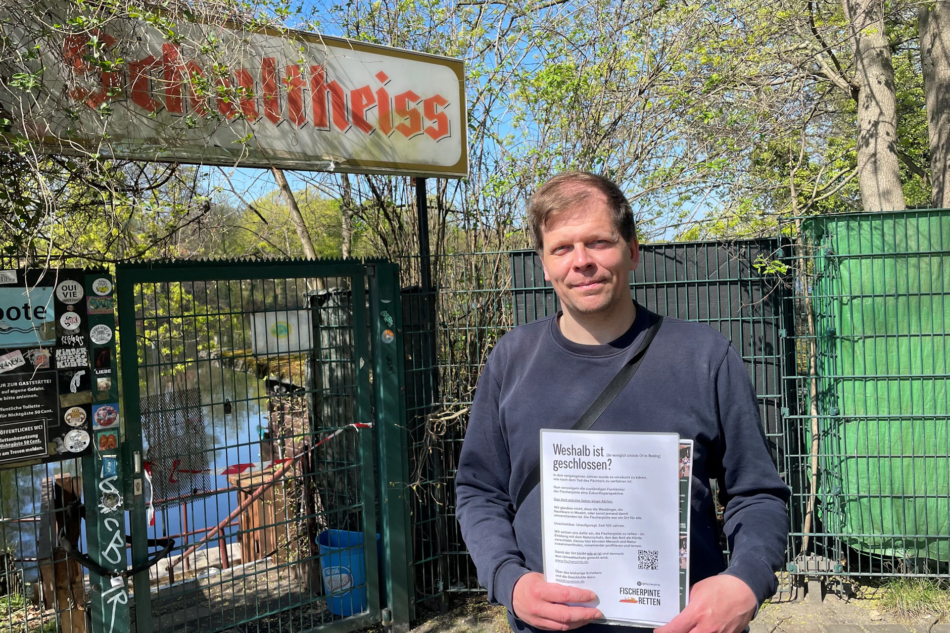 Andaras Hahn möchte mit Mitstreitern die Fischerpinte retten.