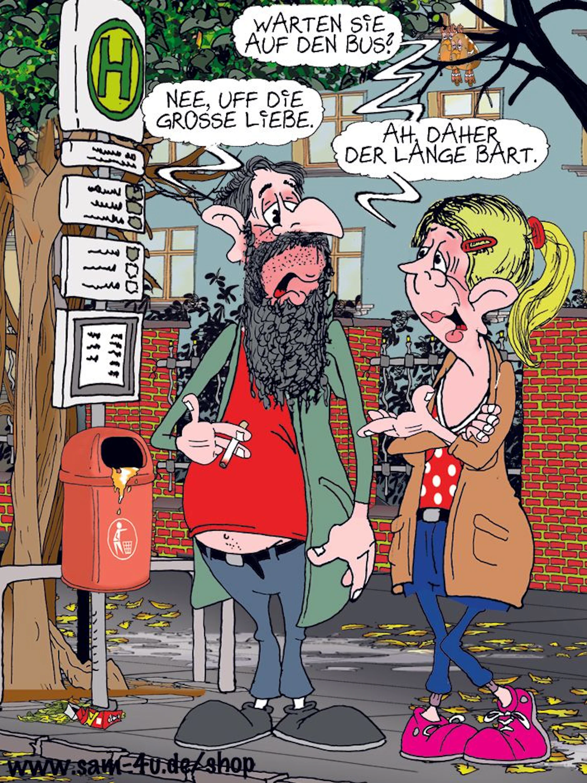 Der Cartoon des Tages fängt für Sie jeden Tag den besonderen Berliner Humor ein und kommt druckfrisch aus der Werkstatt unseres Zeichners Sam Paff aus Berlin.