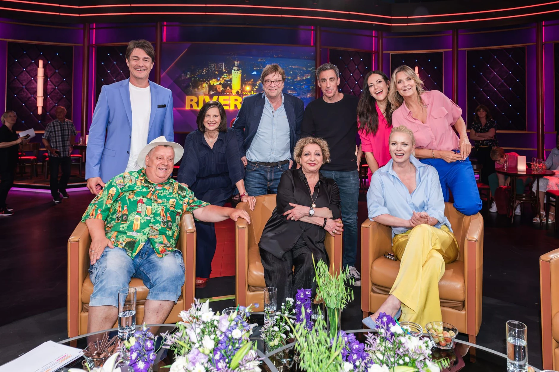 Auch in die beliebte TV-Talkshow Riverboat hat es Michael Baumann als Kleingartensheriff schon geschafft.