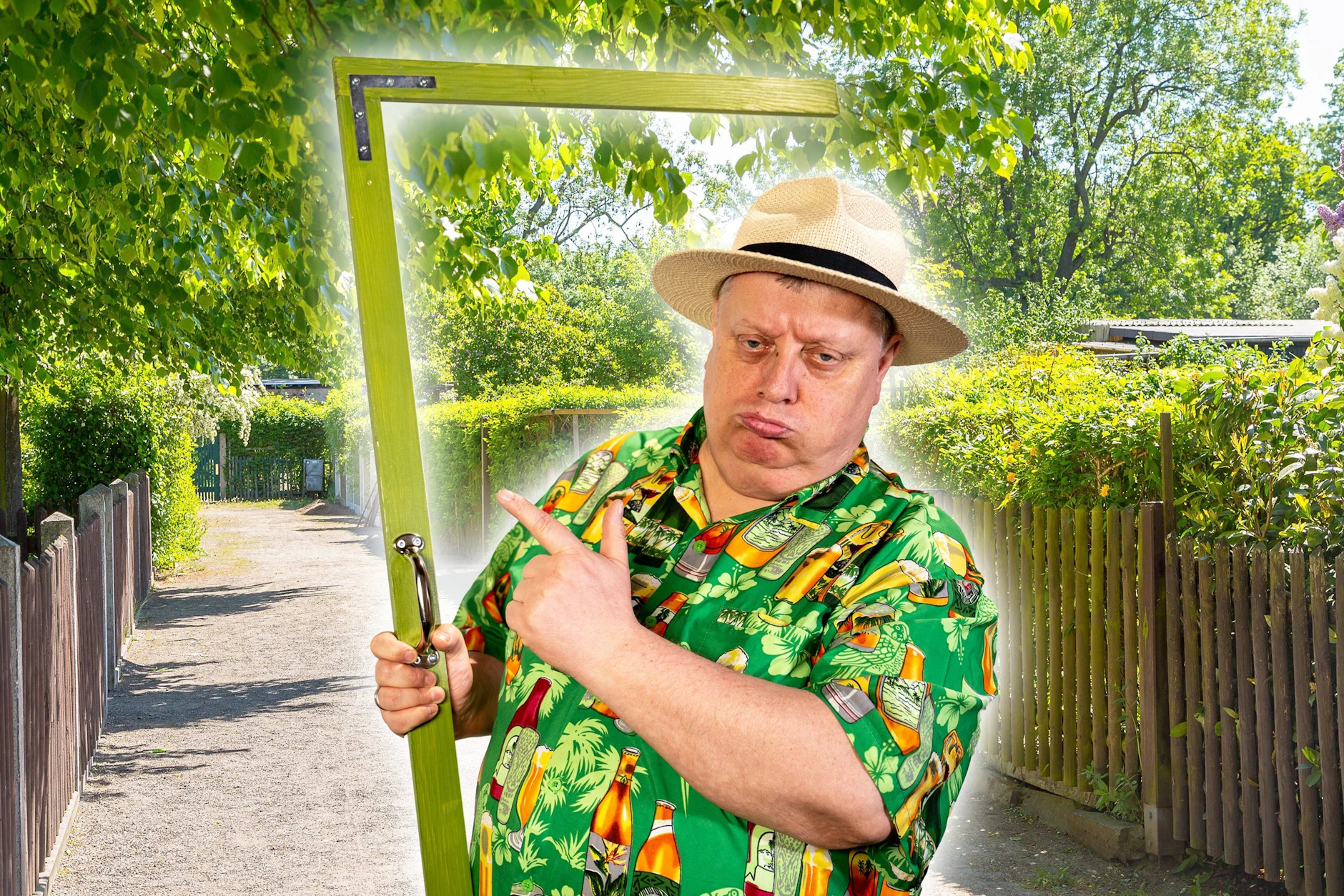 Michael Baumann ist der Kleingartensheriff von Leipzig. Er ist ein Star im Internet – und kontrolliert mit seiner Messlatte inzwischen sogar in anderen Anlagen in Deutschland.