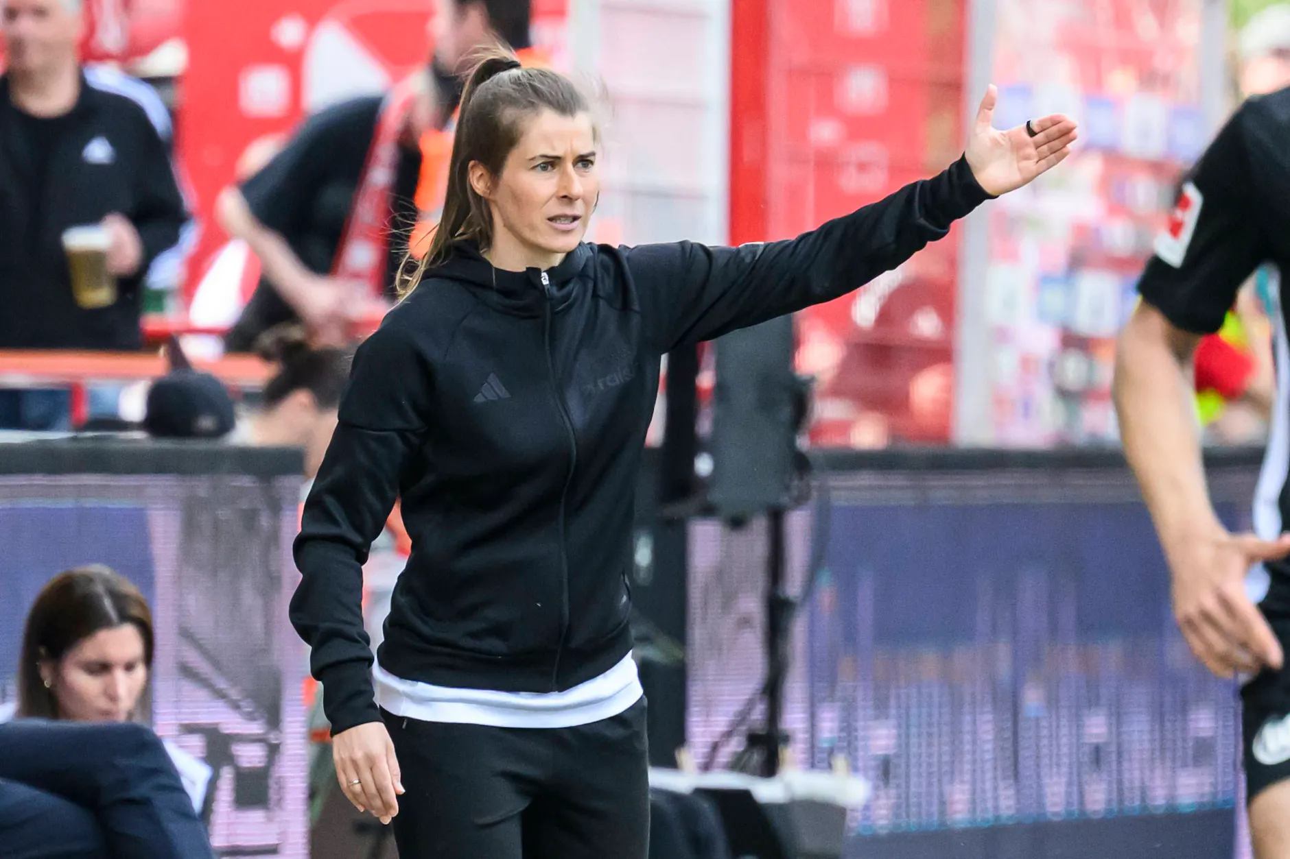 Marie-Louise Eta konnte bei ihrer Bundesliga-Premiere als Cheftrainerin mit dem 1. FC Union Berlin kein Erfolgserlebnis feiern.