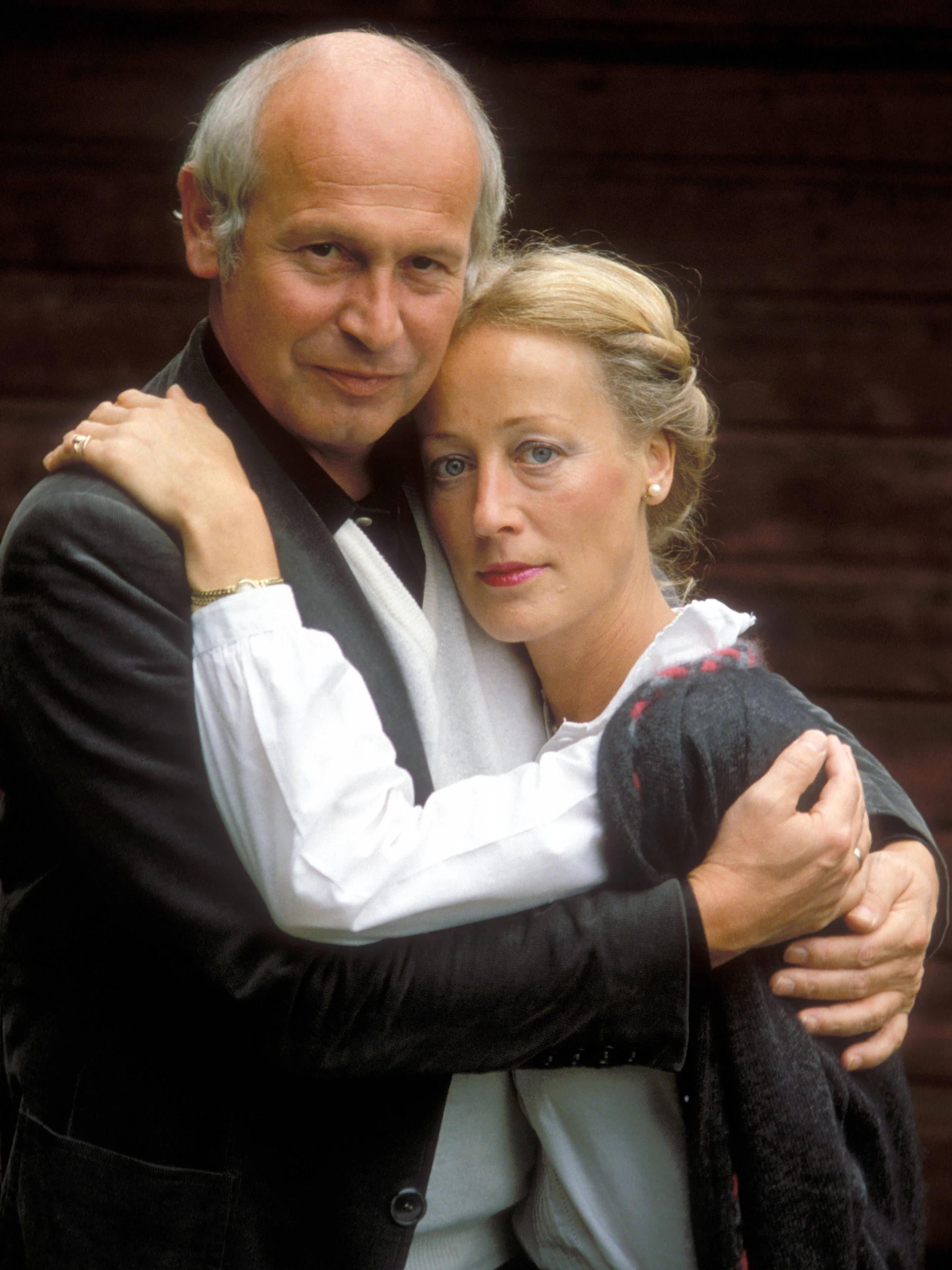 Journalist Dieter Kronzucker und Ehefrau Renate 1980