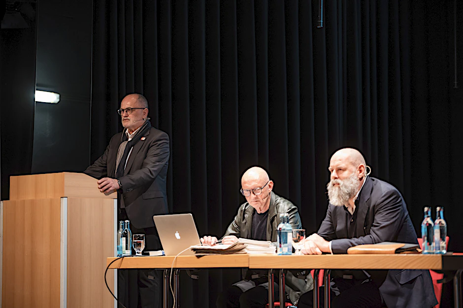 Prof. Dr. Gansel im Gespräch mit Holger Friedrich und Roland Dantz