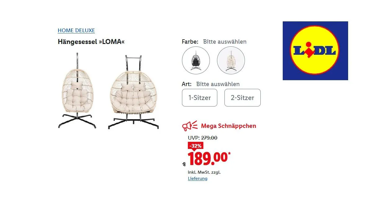 HOME DELUXE Hängesessel