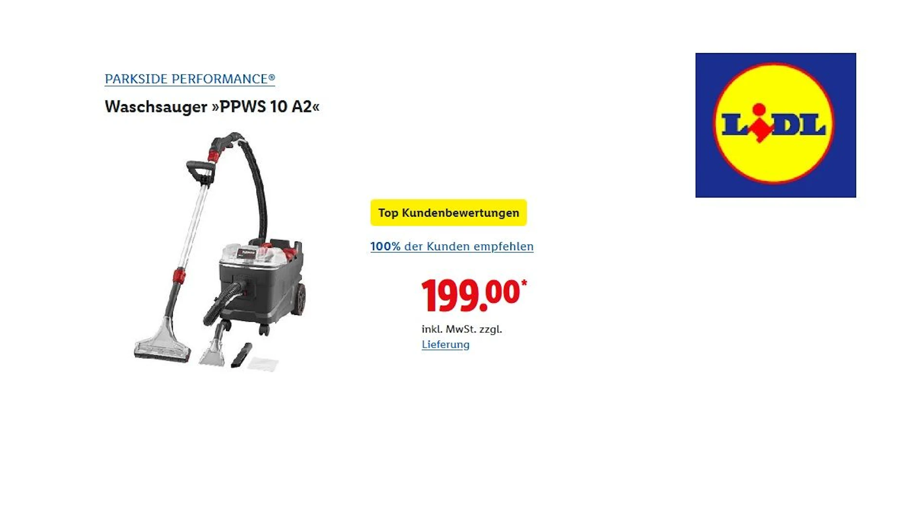 PARKSIDE Waschsauger