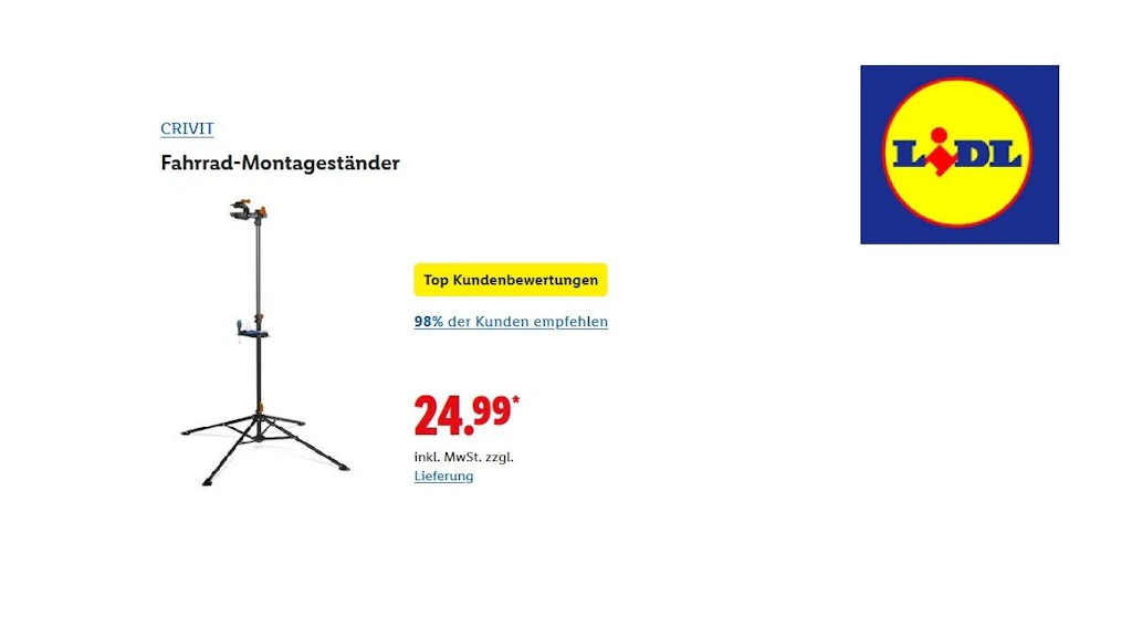CRIVIT Fahrrad-Montageständer