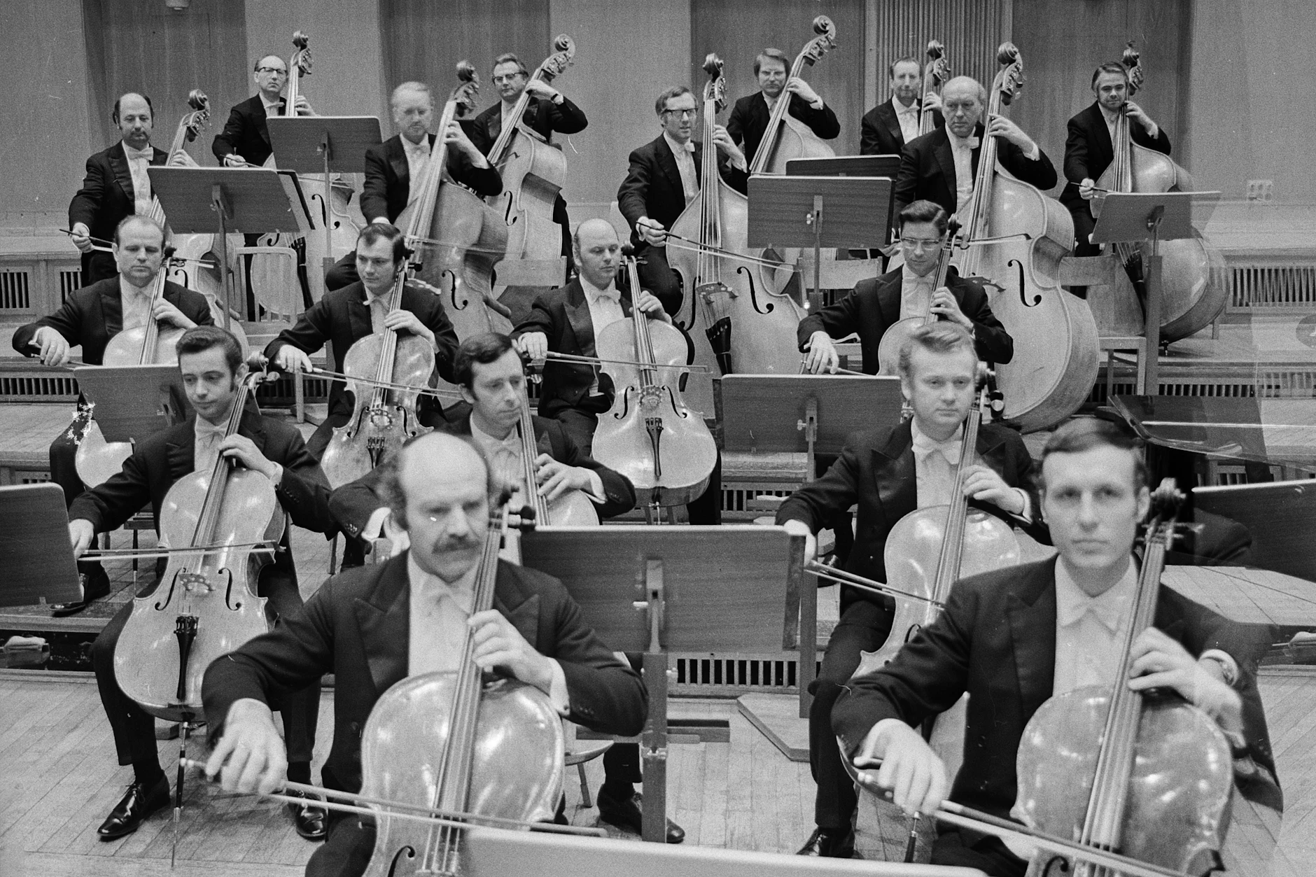 Das Rundfunk-Sinfonieorchester Berlin im Konzertsaal Funkhaus Nalepastraße