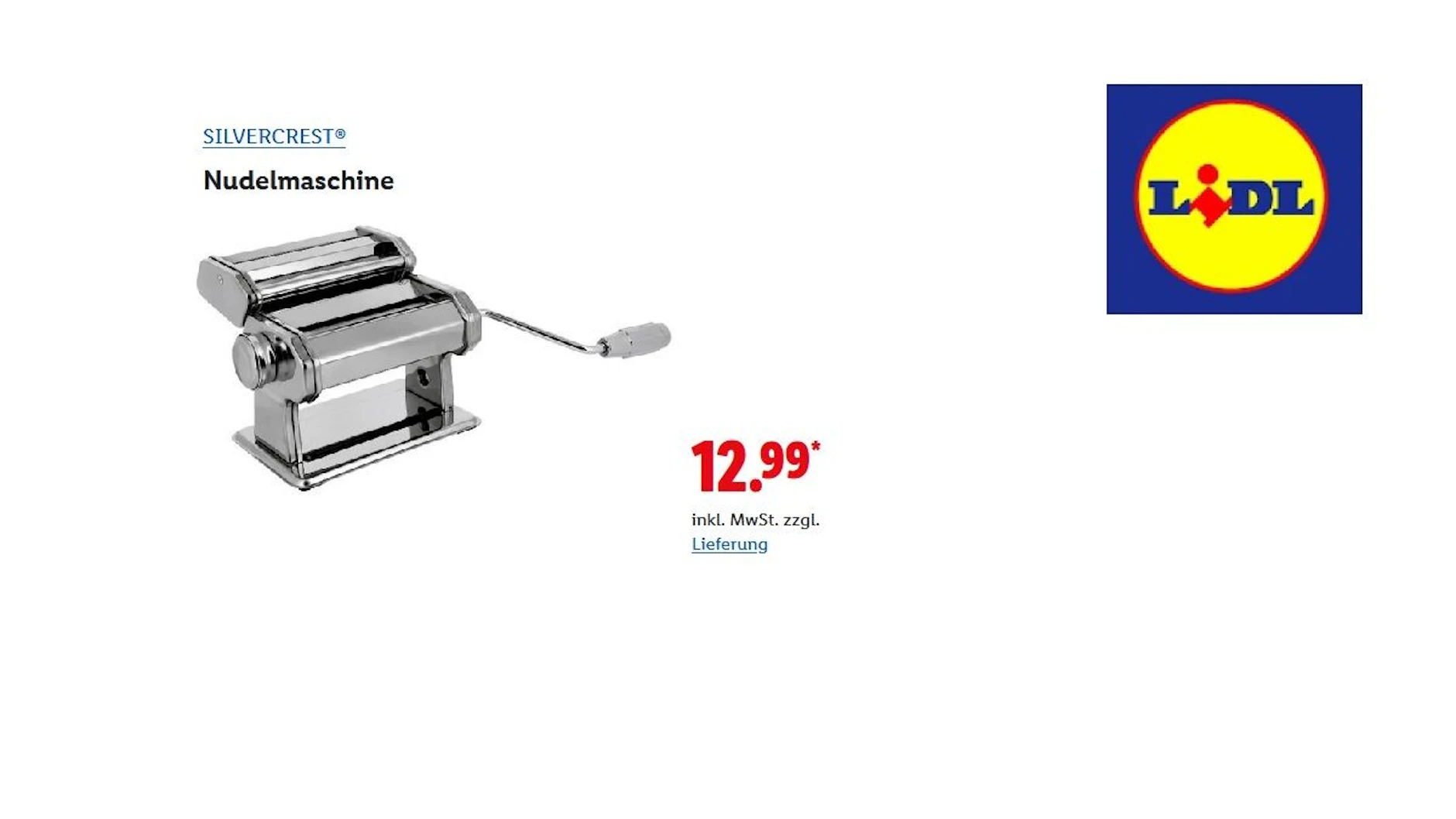 SILVERCREST Nudelmaschine