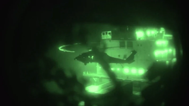 US-Video zeigt heikle Marine-Operation gegen iranischen Frachter