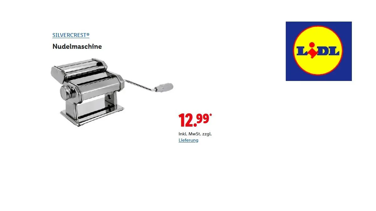 SILVERCREST Nudelmaschine