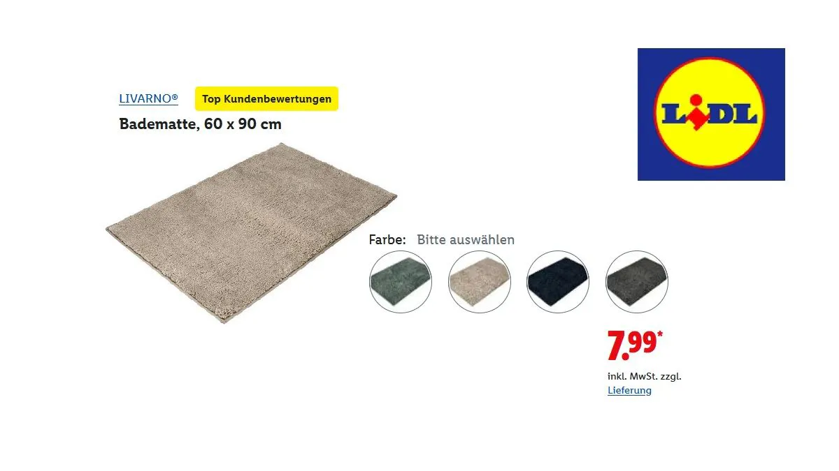 LIVARNO Badematte