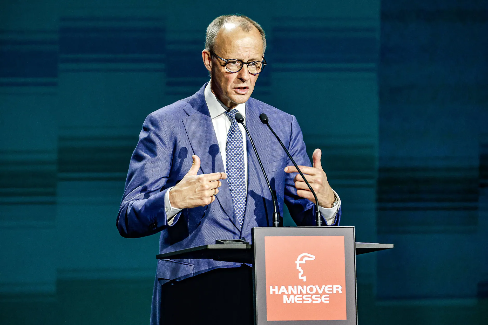Friedrich Merz beim Jahresempfang des Bundesverbands deutscher Banken. Hier sprach der Kanzler offen über die düsteren Aussichten für Rentner.