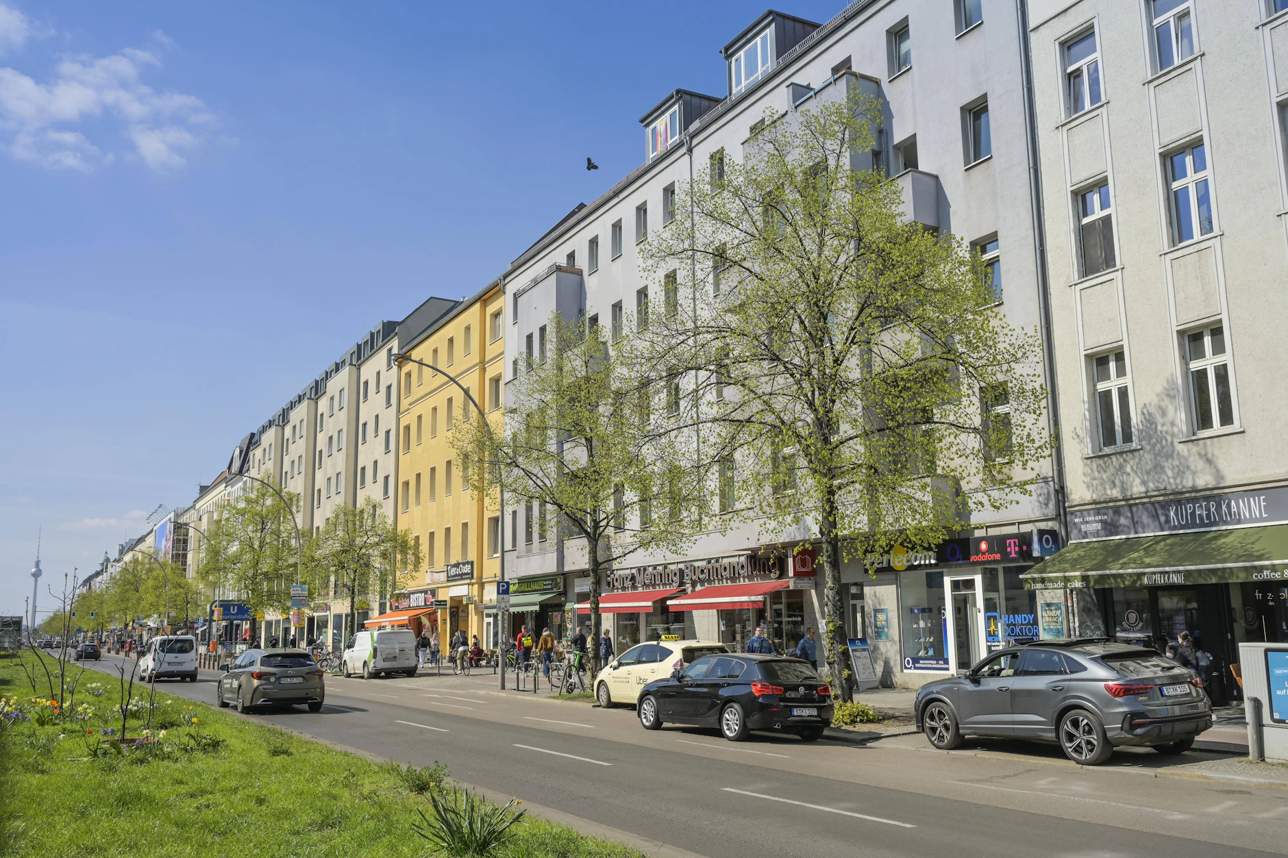 Die Frankfurter Allee in Friedrichshain. Wohnungen wie diese sind schwer zu kriegen.