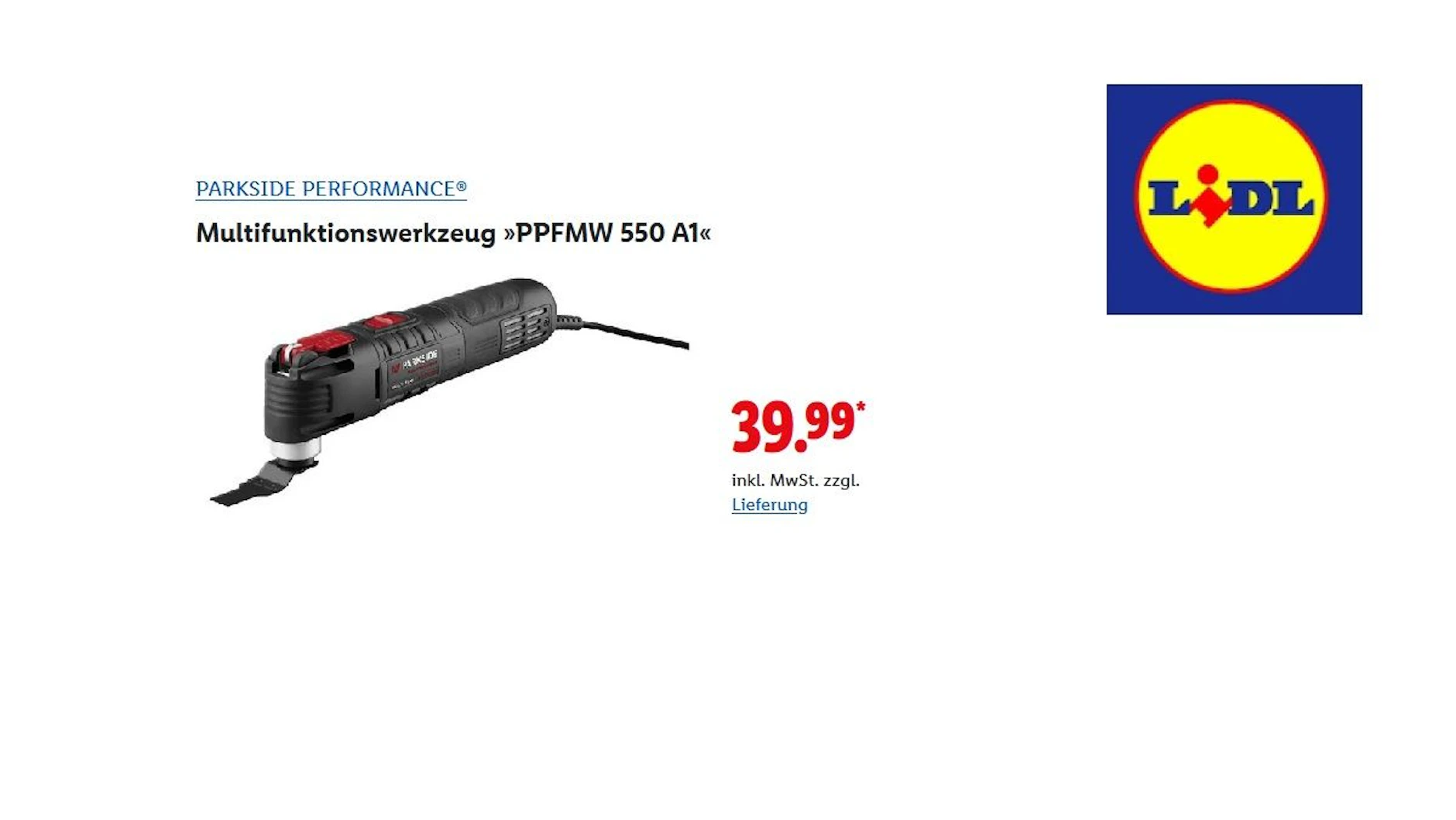 PARKSIDE Performance Multifunktionswerkzeug