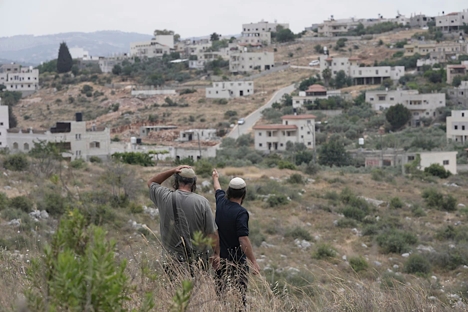 Israelische Siedler im Westjordanland
