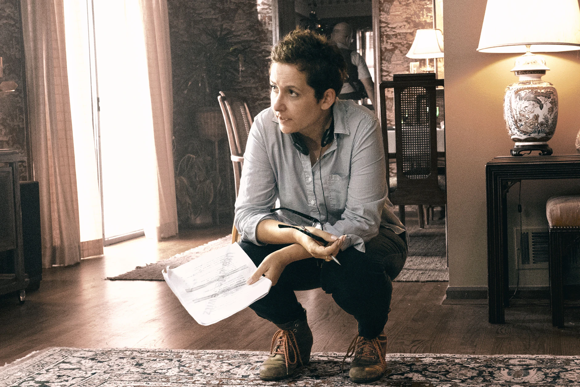 Uta Briesewitz am Set von „Stranger Things“, Staffel 3