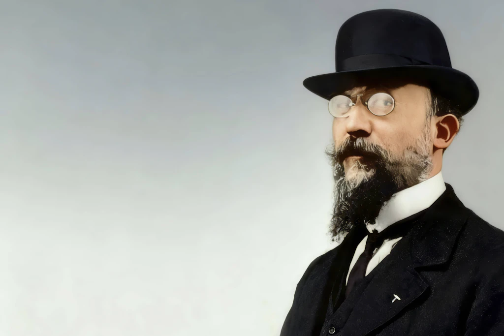 Der französische Komponist Erik Satie (1866–1925)