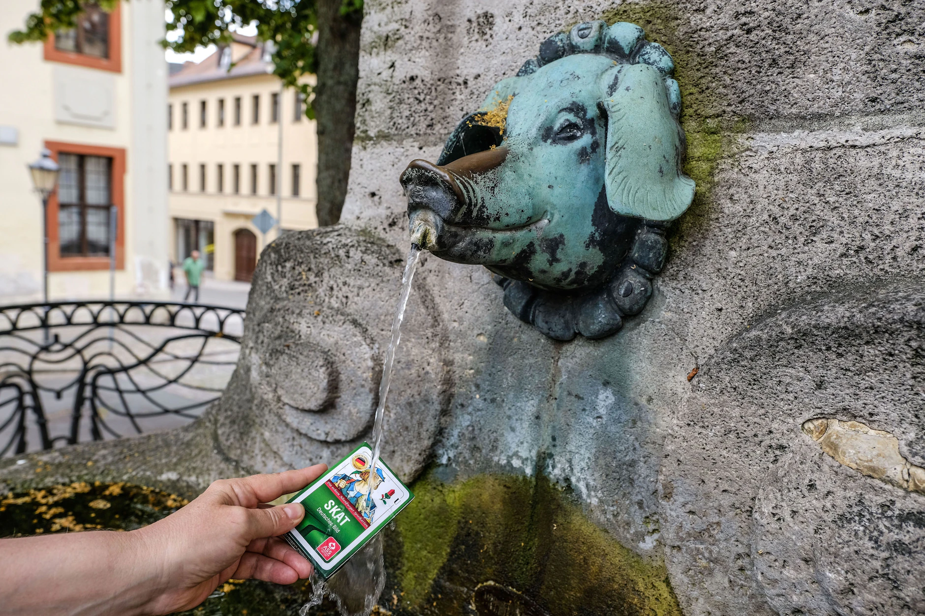 In Altenburg in Thüringen gibt es eine lange Skat-Tradition. Deshalb gilt der Ort auch als "Wiege des Skat".