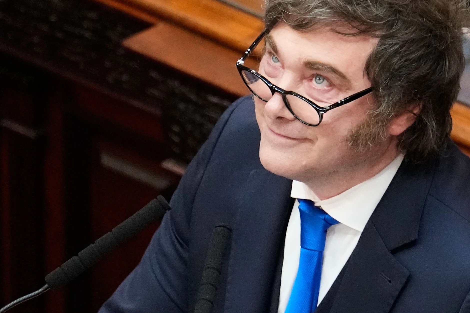 Argentiniens Präsident Javier Milei hält die jährliche Rede zur Lage der Nation im Kongress.