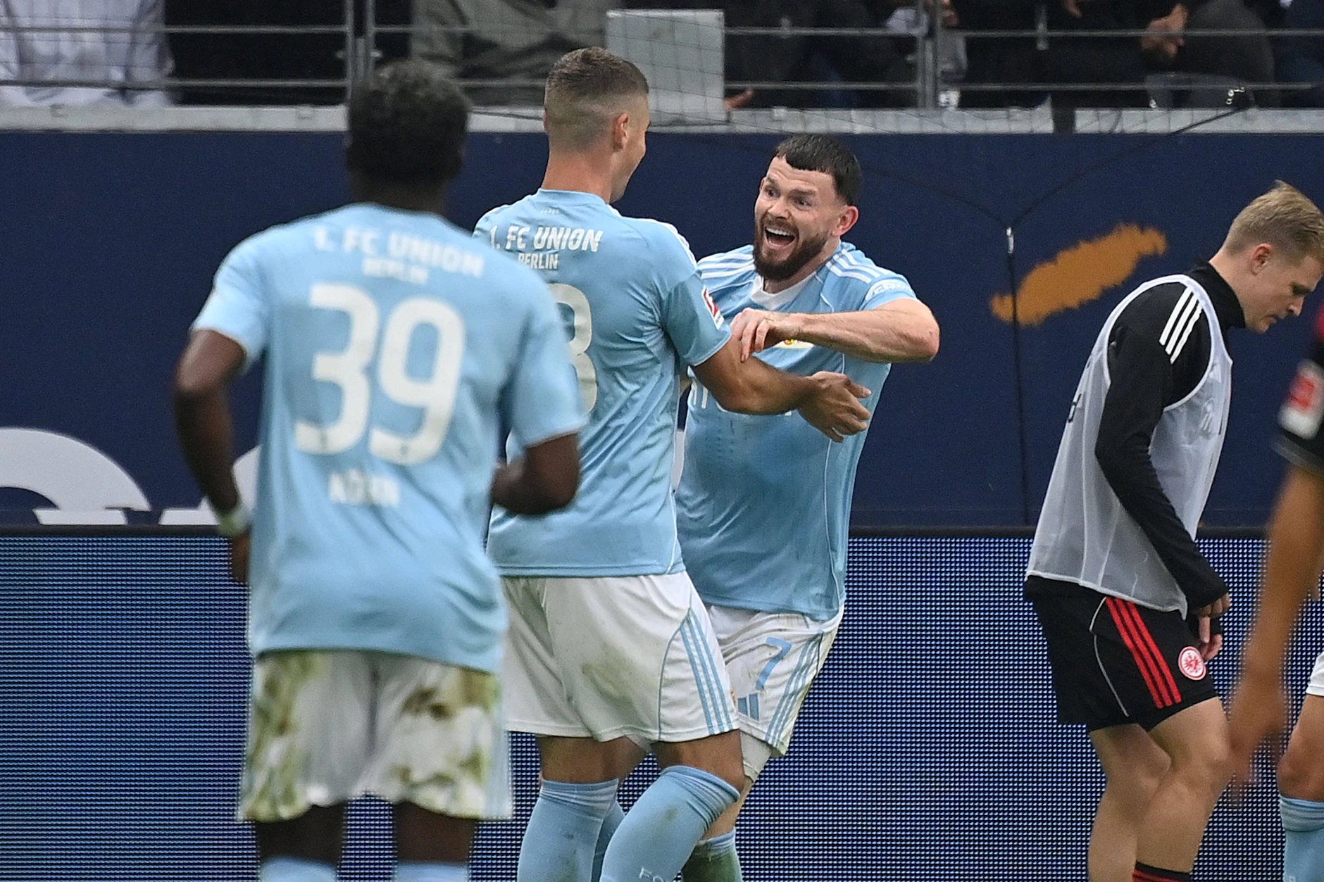 Mann des Tages: Beim 4:3-Auswärtssieg in Frankfurt brillierte Oliver Burke für Union mit drei Toren.