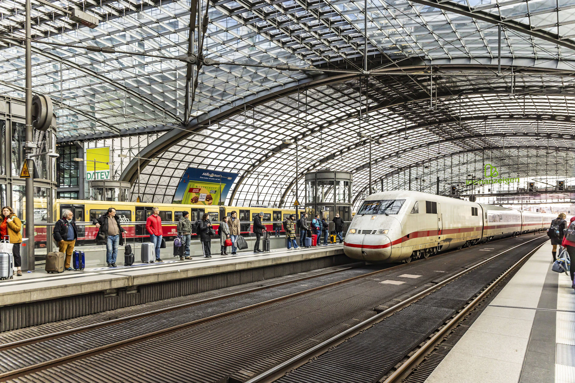 Der Berliner Hauptbahnhof soll durch die Baumaßnahmen optimiert werden.