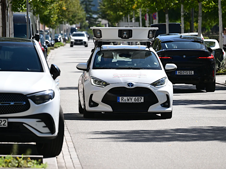 Bald auch in Dresden zu sehen? Durch Heidelberg fährt ein Scan-Auto, mit dem Parksünder erfasst werden können. 