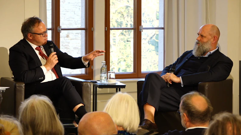 Voigt und Friedrich sprechen über Haushalt