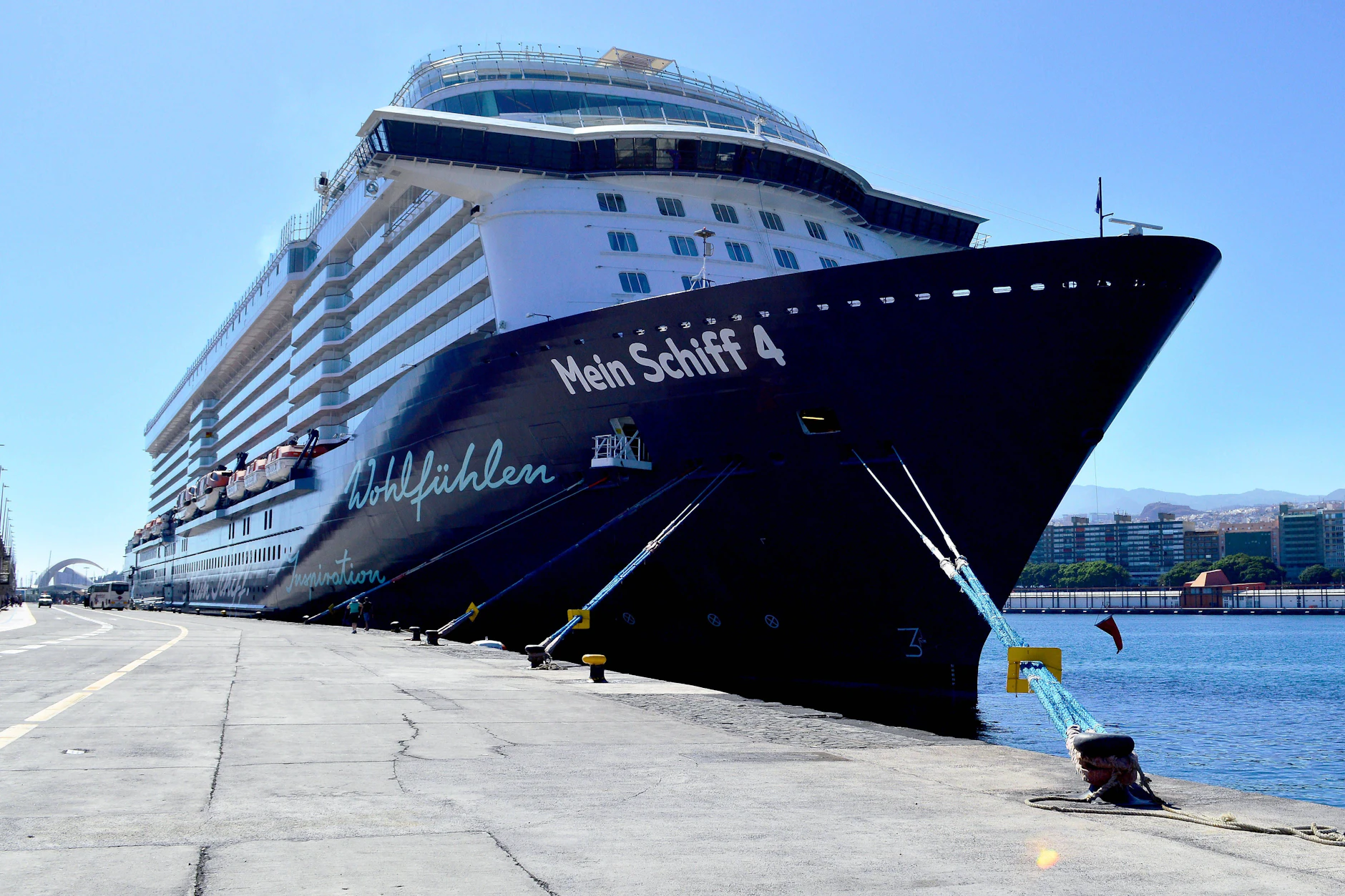 Die Mein Schiff 4 von TUI Cruises. Rückholaktionen und Routenanpassungen belasteten TUI im März zusätzlich.